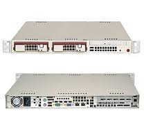 SYS-6015V-TLPB, Серверная платформа 1U RACKMOUNT BB 5000V BLACKFORD-VS BLK DP-XEON SATA PCIE/X 16GB FBD 280W 