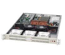 SYS-6015W-NiB, Серверная платформа 1U RACKMOUNT BB BEIGE 5400 XEON-DP GBE2 3BAY 64GB FBD UIO 2PCIEX8 560W 
