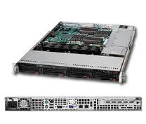 SYS-6016T-6F, Серверная платформа Supermicro SuperServer 6016T-6F - Server - rack-mountable - 1U - 2-way - RAM 0 MB - SAS - hot-swap 3.5" - no HDD - DVD - MGA G200eW - Gigabit LAN - Monitor : none. 