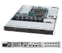 SYS-6016T-MT, Серверная платформа Supermicro SERVER SYS-6016T-MT (X8DTL-I, CSE-813MTQ-520C) (LGA1366 DUAL,i5500,SVGA,DVD,SATA RAID,4x3.5"HotSwap SATA,2xGbLAN,6DDRIII DIMM,1U Rackmount,520W) 