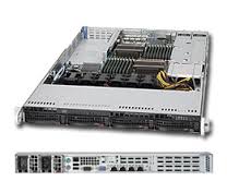 SYS-6016T-NTF, Серверная платформа Supermicro SERVER SYS-6016T-NTF (X8DTU-F, 815TQ-560UB) (LGA1366 DUAL,i5520,SVGA,DVD,SATA RAID,4xHotSwap SATA,2xGbLAN,12DDRIII DIMM,UIO System,1U Rackmount,520W) 