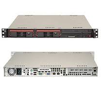 SYS-6016T-T, Серверная платформа Серверная платформа Supermicro Twin; 1U, 2x(2-Nehalem; 2x3.5" SATA; upto 48GB 1333 DDR3 ECC Reg, IB 40G) (SYS-6016TT-IBQF) 