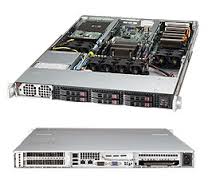 SYS-6016XT-TF, Серверная платформа Supermicro SERVER SYS-6016XT-TF (X8DTG-DF, CSE-818G-1400B) (LGA1366 DUAL,i5520,SVGA,SATA RAID,3xHotSwap SATA,2xGbLAN,12DDRIII DIMM,4x PCI-E 2.0 (x8) slots ,1U Rackmount,1400W) 