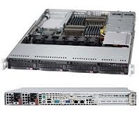 SYS-6017B-URF, Серверная платформа Supermicro 6017B-URF 1U RACKMOUNT 4BAY BLACK 500W EPS EATX DVD OPTIONAL 