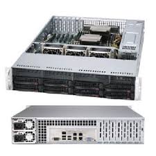 SYS-6027R-TDARF, Серверная платформа Supermicro SERVER SYS-6027R-TDARF (X9DRDi-F, 825TQ-R740LPB) (LGA2011 DUAL, C602, SVGA, SATA RAID, 8xHotSwap, 2xGbLAN, KVM-over-LAN support, 8DDRIII DIMM, 2U, Rackmount. 740W Redundant)