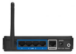 DIR-300/NRU/B6A, Интернет-шлюз с точкой доступа bgn 802.11n 150Mb/s 4 x LAN, 1 x WAN