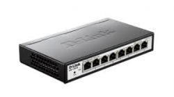 DGS-1100-8, D-Link 8 10/100/1000BASE-T ports, 802.3x Flow Control, StaticTrunk, PortMirroring, IGMP Snooping 802.1Q VLAN up to 32, VID range 1~4094