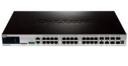 DGS-3620-28TC, D-Link DGS-3620-28TC, L3 Stackable Management Switch (24-ports 10/100/1000Base-T + 4 Combo 10/100/1000Base-T/SFP + 4-ports SFP+)