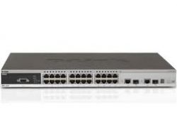 DES-3528/E, D-Link DES-3528, Managed Layer 2 Switch, 24x10/100Mbps, 2 combo 1000BASE-T/SFP, 2x10/100/1000Mbps