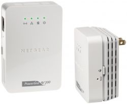 XAVNB2001-100PES, NETGEAR Powerline AV Ethernet adapters 200 Mbps bunlde (XAV2001 + XAVN2001)