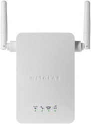 WN3000RP-100PES, NETGEAR Universal Wireless-N 300 Mbps Repeater (1 LAN 10/100 Mbps port) in compact casing for direct attaching to the power outlet