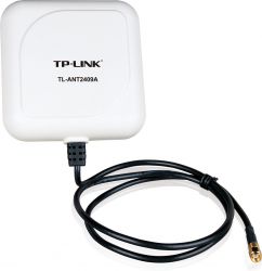 TL-ANT2409A, TP-Link TL-ANT2409A 2.4GHz 9dBi Outdoor Directional Panel Antenna, 1m Cable, RP-SMA connector