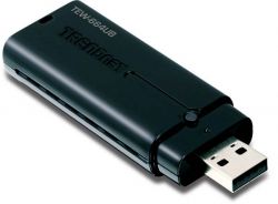 TEW-664UB, TRENDNET TEW-664UB Wi-Fi USB адаптер стандарта 802.11 Dual Band N 300Мбит/с (совместим с телевизорами Samsung серий C и D)