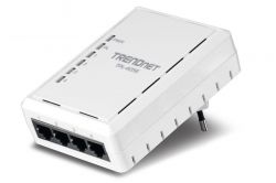 TPL-405E, TRENDNET TPL-405E Powerline AV 500 Мбит/с адаптер с 4 портами Ethernet 10/100/1000 Мбит/с