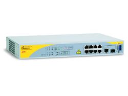 AT-8000/8POE-50, Коммутатор Allied Telesis AT-8000/8POE-50 8 Port POE Managed Fast Ethernet Switch with One 10/100/1000T/SFP Combo uplinks