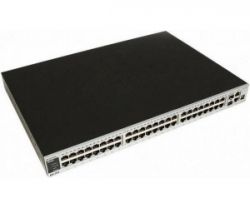 DES-3552/A3A, D-Link 48-port UTP 10/100Mbps + 2-port 10/100/1000BASE-T + 2 combo 1000BASE-T/SFP, L2 Single IP Management Switch, 19"