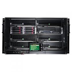508665-B21, HP BladeSystem cClass c3000 Sin-Phase 6U Enclosure (up to 8 c-class Blades)(incl 4 RPS(up to 6),6 Fans(full),DVD,1xOnbrd Adm(up to 2)&ICE Trial Lic)