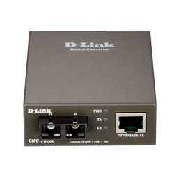 DMC-F15SC, D-LINK DMC-F15SC Медиа-конвертер 100BaseTX в 100BaseFX  (SM, 15km, SC)