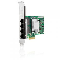 593722-B21, HP NC365T PCIe2.0 (x4) 4-Port Gigabit Server Adapter, 10/100/1000 (incl. low-profile bracket) repl 538696-B21