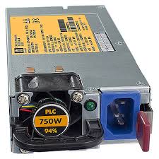 593831-B21, Hot Plug Redundant Power Supply Platinum 750W Option Kit for DL1000/2000/180G6/360G7/380G7/385G7