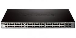 DGS-1500-52/A1A, D-Link DGS-1500-52, WEB SmartPro Switch with 48 ports 10/100/1000Mbps and 4 ports 100/1000 SFP