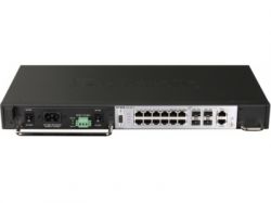 DGS-3700-12G/E, D-Link 8-port SFP + 4 combo 1000BASE-T/SFP, L2+ Management Switch, 19"