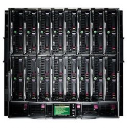 681840-B21, HP BladeSystem c7000 Sin-Phase 10U Platinum Enclosure (up to 16 c-class blades), incl. 2 PS (6up), 4 Fans (6up), ROHS, Trial Insight Control License (repl. 507014-B21)