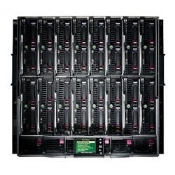 681842-B21, HP BladeSystem c7000 Sin-Phase 10U Platinum Enclosure (up to 16 c-class blades), incl. 6 PS (6up), 10 Fans (6up), ROHS, 16 Insight Control Licenses (repl. 507015-B21)