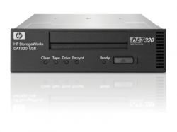 AJ825A, Стример HP AJ825A StorageWorks DAT 320 USB2.0 Tape Drive, Int.(DAT 160/320Gb; incl. HP Data Protector Express SSE; 1data ctr, 1cln ctr; int. usb cabl; OBDR, carbon)