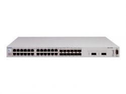 AL1001B07-E5, Nortel Ethernet Routing Switch 5530-24TFD Stackable Switch (24 10/100/1000BaseT ports, 12 shared fiber mini-GBIC switch ports, 2 built-in XFP 10 Gig ports, and built-in stacking ports). Includes 1.5 ft Stac