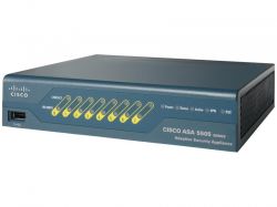 ASA5505-50-BUN-K9, Межсетевой экран Cisco ASA5505-50-BUN-K9 ASA 5505 Security Appliance with SW, 50 Users, 8 ports, 3DES/AES, Cisco ASA 5500 Series Firewall Edition Bundles