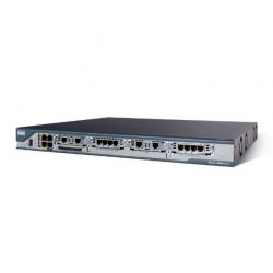 CISCO2801-AC-IP, Маршрутизатор CISCO2801-AC-IP Cisco 2801 Router with inline power, 2FE, 4slots, IP BASE, 128F/384D