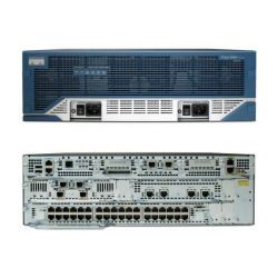 CISCO3845-AC-IP, Маршрутизатор CISCO3845-AC-IP= Cisco 3845 w/AC+POE, 2GE, 1SFP, 4 NME, 4HWIC, IP Base, 128F/512D
