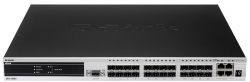 DGS-3426G, D-Link 24-port 1000 BaseFX SFP ports L2+ Stackable Management Switch with 4 Combo cooper