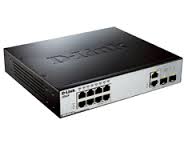 DES-3200-10/C, Коммутатор D-Link DES-3200-10/C2 уровня с 8 портами 10/100Base-TX, 1 портом 100/1000Base-X SFP и 1 комбо-портом 100/1000Base-T/SFP