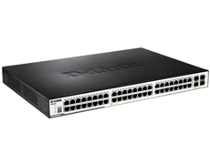 DGS-3620-52T/A1AEI, D-Link 48-ports 10/100/1000Base-T L3 Stackable Management Switch with 4-ports SFP+