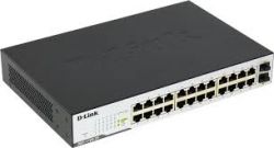 DGS-1100-26/ME, Коммутатор D-Link DGS-1100-26/ME 2 уровня с 24 портами 10/100/1000Base-T и 2 портами 1000Base-X SFP