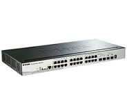 DGS-1510-28P, Коммутатор D-Link DGS-1510-28P SmartPro с 24 портами 10/100/1000Base-T с поддержкой PoE, 2 портами 1000Base-X SFP и 2 портами 10GBase-X SFP+