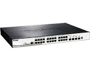 DGS-1510-28XMP, Коммутатор D-Link DGS-1510-28XMP SmartPro с 24 портами 10/100/1000Base-T с поддержкой РоЕ и 4 портами 10G Base-X SFP+