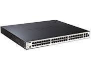DGS-3120-48PC/*RI, Коммутатор D-Link DGS-3120-48PC/*RI уровня 3 с 44 портами 10/100/1000Base-T, 4 комбо-портами 100/1000Base-T/SFP (48 портов с поддержкой PoE), 2 портами 10GBase-CX4 и программным обеспечением Routed Image (RI)