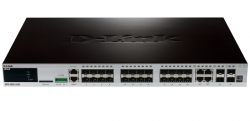 DGS-3620-28SC, D-Link DGS-3620-28SC, L3 Stackable Management Switch (24-ports SFP + 4 Combo 10/100/1000Base-T/SFP + 4-ports SFP+)
