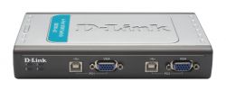 DKVM-4U, D-Link DKVM-4U, 4 port USB KVM switch, 4xUSB2.0, 2 in1 USB KVM Cable x 2