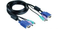 DKVM-CB5, D-Link DKVM-CB5, Cable Kit for DKVM Products, PS/2 keyboard cable, PS/2 mouse cable, Monitor cable, 5m