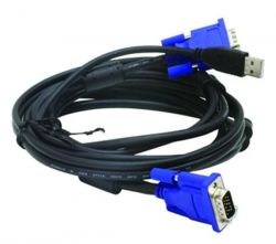 DKVM-CU, D-LINK DKVM-CU Набор кабелей USBx2, VGAx1 для DKVM-xU, KVM-221