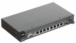 ES-2108-LC, ZyXEL 8-портовый управляемый коммутатор Fast Ethernet с SFP-слотом и многомодовым оптическим портом 100BASE-FX на расстояние до 2 км