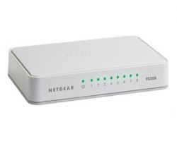 FS208-100PES, NETGEAR 8 x 10/100 Mbps switch NEW DESIGN