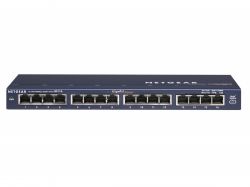 GS116GE, NETGEAR 16-port 10/100/1000 Mbps switch with external power supply and Green features
