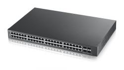 GS1910-48, ZyXEL GS1910-48 Интеллектуальный коммутатор Gigabit Ethernet с 48 разъемами RJ-45 и 4 SFP-слотами
