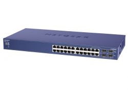 GS724TS-100EUS, NETGEAR Managed Smart-switch with 20GE+4SFP(Combo)+2xHDMI(5G for stacking) ports, stackable