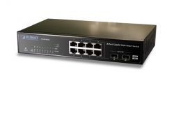 GSD-802S,8-Port Web/Smart 1000Base-T w/2-Port SFP Gigabit Ethernet Switch